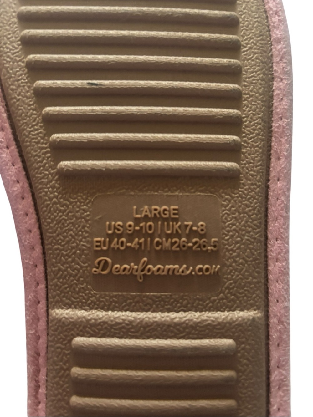 NWOT Pink "MAMA BEAR" Cozy Slippers Size Large (9-10) - Picture 5 of 5